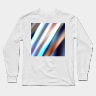 brown white abstract texture pattern gradient Long Sleeve T-Shirt